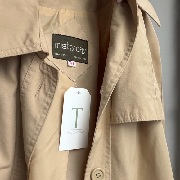 Vintage Misty Day Trench Coat - Picture 3 of 8